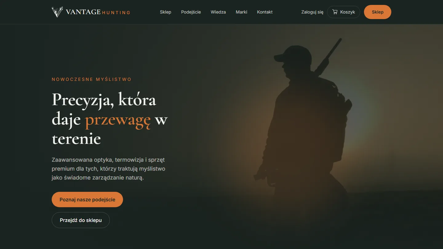 Vantage Hunting - grafika projektu